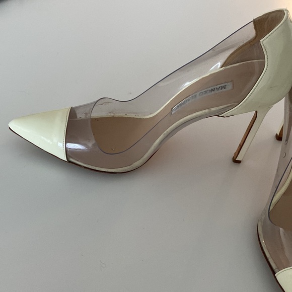 MANOLO BLAHNIK PVC HEELS - Picture 3 of 4